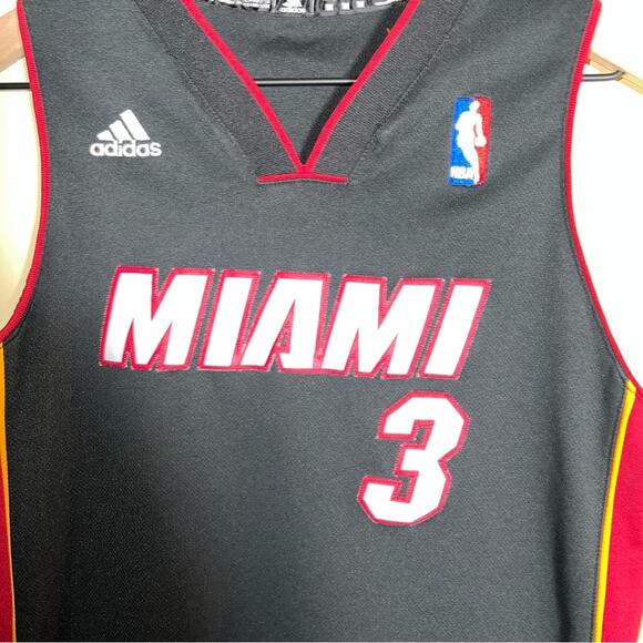 ADIDAS NBA MIAMI HEAT D Wade youth jersey M - Picture 3 of 4